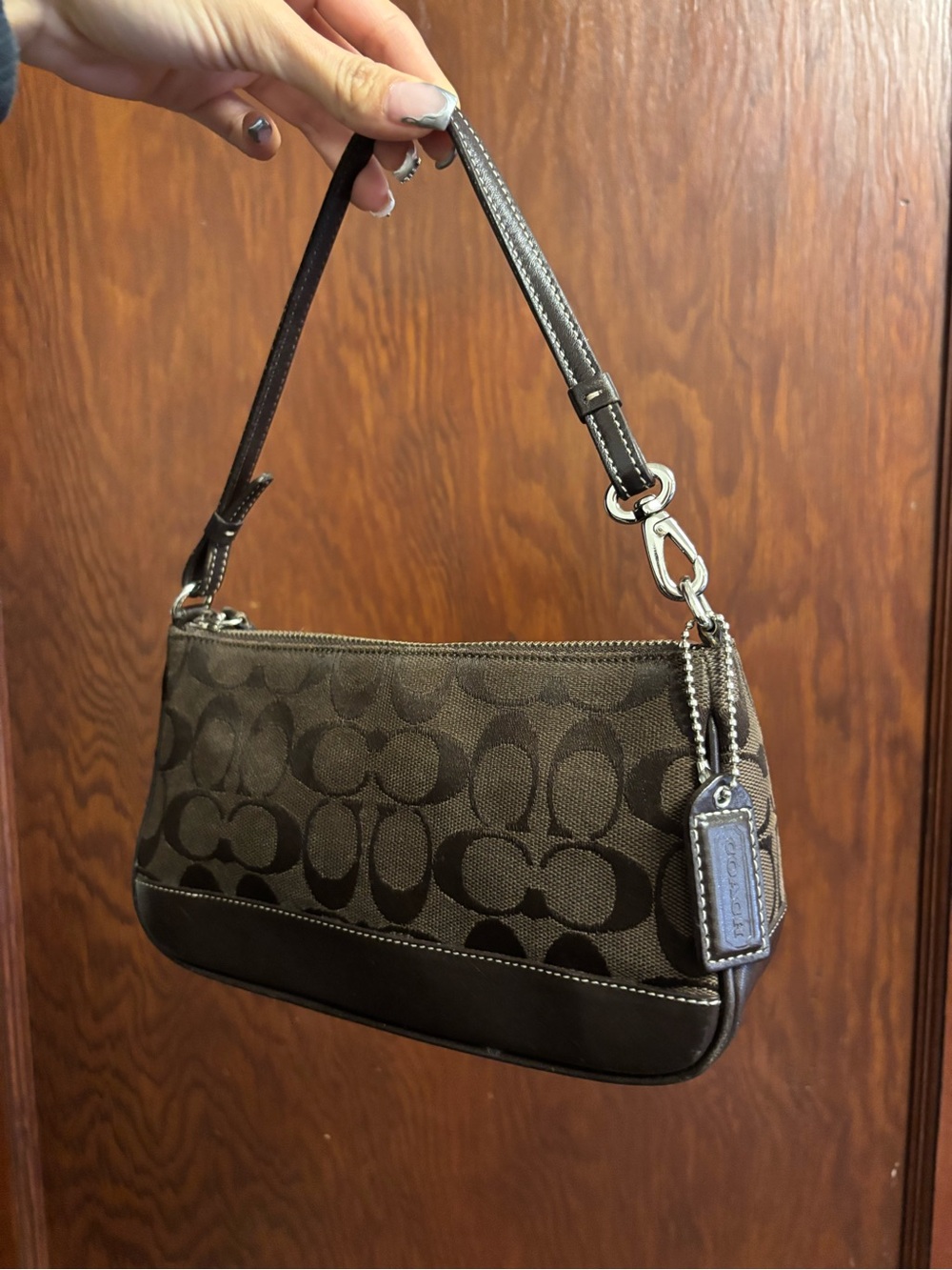 Coach Signature chocolate Brown demi Bag
